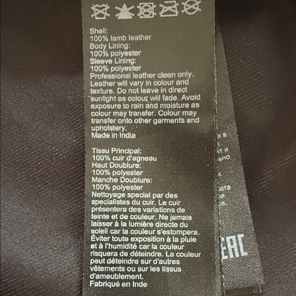 All Saints Dalby Biker Jacket - Picture 12 of 12
